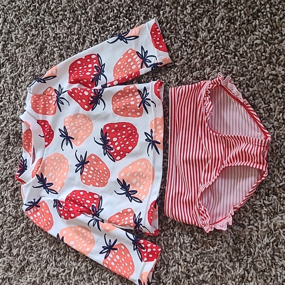 Carter's Other - Swim suit with rash guard top